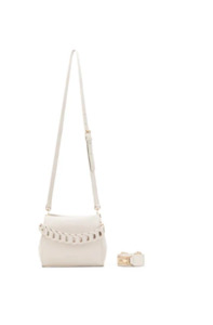 Bags: BLACK CAVIAR LUA CROSSBODY BAG - OATMEAL
