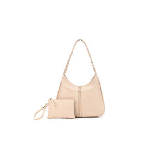 Bags: BLACK CAVIAR CALLISTA 2 PIECE SHOULDER BAG - OATMEAL