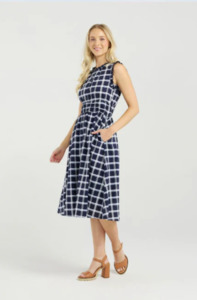 ET ALIA JACKIE DRESS - MIDNIGHT WEAVE