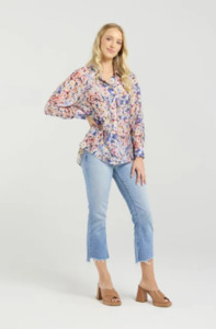Et Alia: ET ALIA MICHAELA SHIRT - POPPY PATCH