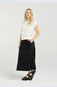 Et Alia: ET ALIA SIERRA TOP - IVORY FLORALS - EA9006A