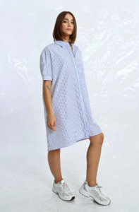 Lili Sidonio: LILI SIDONIO WOVEN DRESS - LIGHT BLUE - LAL580DE-LIG