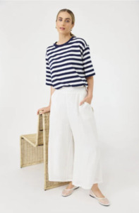 EB & IVE STUDIO CROP PANT - SALT - 2494902