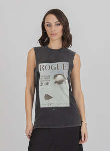 Federation: FEDERATION OUR TANK - ROGUE - WASHED BLACK