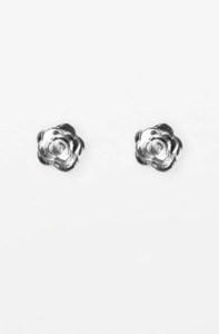 Stella Gemma: STELLA & GEMMA EARRING - SILVER PETITE FLOWER - SGE8474