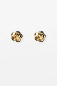 STELLA & GEMMA EARRING - GOLD PETITE FLOWER - SGE8473