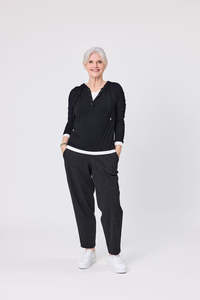 Lemon Tree Design: LEMON TREE DESIGN - AINA TOP - BLACK