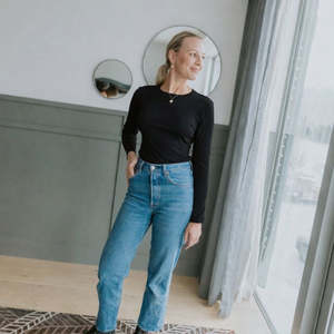 Moke Nz: MOKE NZ LINA L/SLEEVE KNIT - BLACK