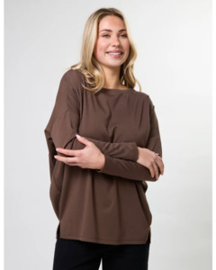 Stella Gemma: STELLA & GEMMA ROBIN TOP - ESPRESSO