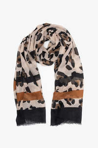 Antler: ANTLER - LEOPARD SAFARI SCARF - MULTICOLOUR