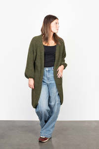 ANTLER LIVI CARDI - GREEN