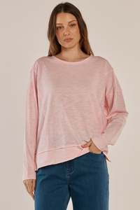 BETTY BASICS BEATRIS TEE - PINK