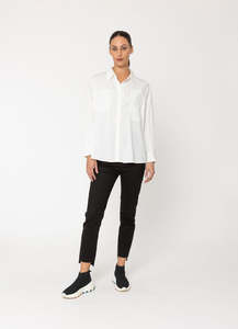 BLACKLIST ESSENTIALS SHIRT - WINTER WHITE
