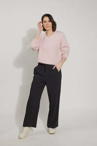 DRAMA THE LABEL LAKE PANT -  BLACK/BLACK