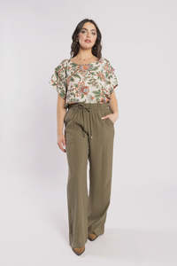 Drama The Label: DRAMA THE LABEL COUP PANT - OLIVE
