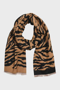 Eb Ive: EB & IVE ARIA SCARF - CARAMEL