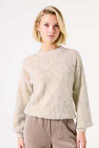 Garcia: GARCIA PLAIN PULLOVER - WHITE
