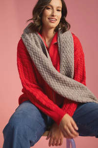 Haven: HAVEN NEVADA SCARF - CLOUD
