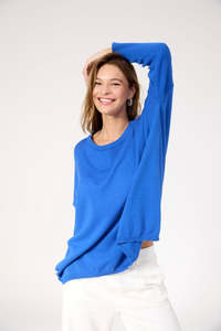 Haven: HAVEN JUMPER - COBALT