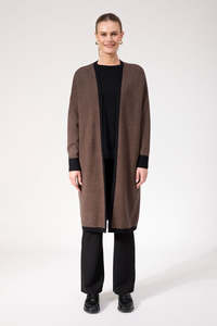 HAVEN MONTEROSA CARDIGAN - BROWN