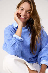 Haven: HAVEN OTTAWA JUMPER - BLUE