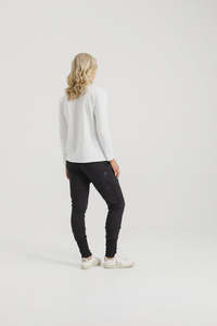 Home Lee: HOME-LEE APARTMENT PANTS - WINTER - BLACK/BLACK X OUTLINE