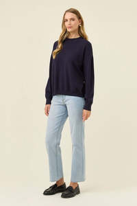 Isle Of Mine: ISLE OF MINE - NELL JUMPER - NAVY
