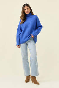 Isle Of Mine: ISLE OF MINE - MIRU JUMPER - COBALT