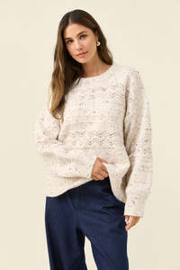Isle Of Mine: ISLE OF MINE - MCKENNA JUMPER - IVORY