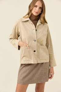 Isle Of Mine: ISLE OF MINE - LENNON JACKET - STONE