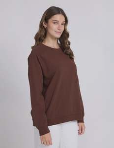 Stella Gemma: STELLA & GEMMA CLASSIC SWEAT - CHOCOLATE