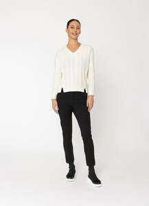 Two By Two: TWO BY TWO DEAN JUMPER - WINTER WHITE