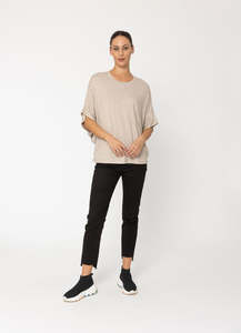 TWO BY TWO ALBY TOP - OATMEAL