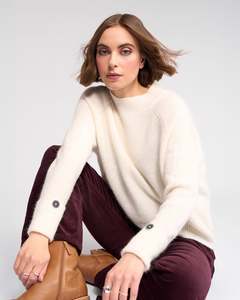 KNEWE MIA SWEATER - WINTER WHITE