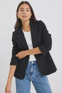 Stories To Be Told: STORIES TO BE TOLD - SUAVE SHORT BLAZER - BLACK
