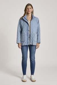 Eb Ive: EB & IVE - SANSI QUILTED JACKET - DENIM