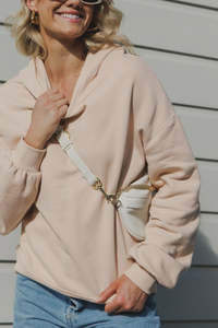 HOME-LEE ALPINE ELLIE HOODIE - PEACH PARFAIT
