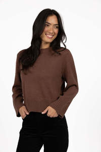 Humidity Lifestyle: HUMIDITY LIFESTYLE REXIE JUMPER - MOCHA