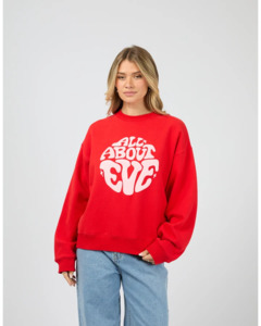 All About Eve: ALL ABOUT EVE RETRO BOX CREW - RED