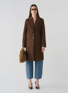ESMAEE NOMAD COAT - CHOCOLATE