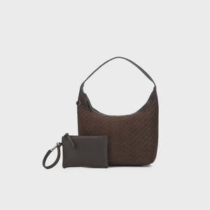 BLACK CAVIAR BESETTE SUEDETTE BAG - COCO