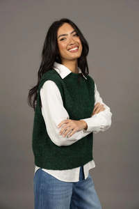 Humidity Lifestyle: HUMIDITY LIFESTYLE MONET VEST - GREEN
