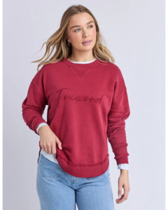FOXWOOD SIGNATURE CREW - RHUBARB RED