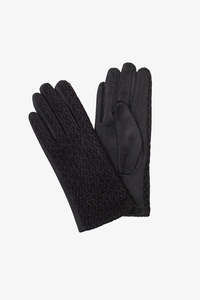 ANTLER EDITH GLOVES - BLACK