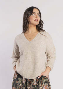 Drama The Label: DRAMA THE LABEL ROSALIND JUMPER - CHAI