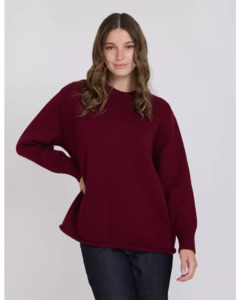 Stella Gemma: STELLA & GEMMA BEA KNIT - PLUM NOIR