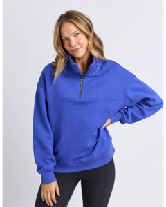 FOXWOOD COLLEGE ZIP CREW - DAZZLING BLUE