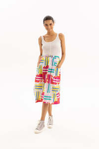 BLACKLIST COOPER SKIRT - PRINT
