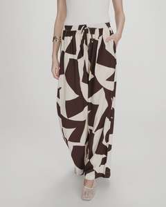 GRACE & MILA VENI PANTS - CHOCOLATE