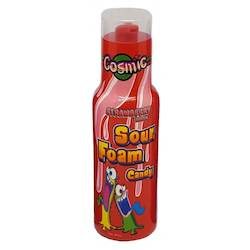 Pink Red Purple 1: Sour Foam Candy (90 ml.) - Strawberry